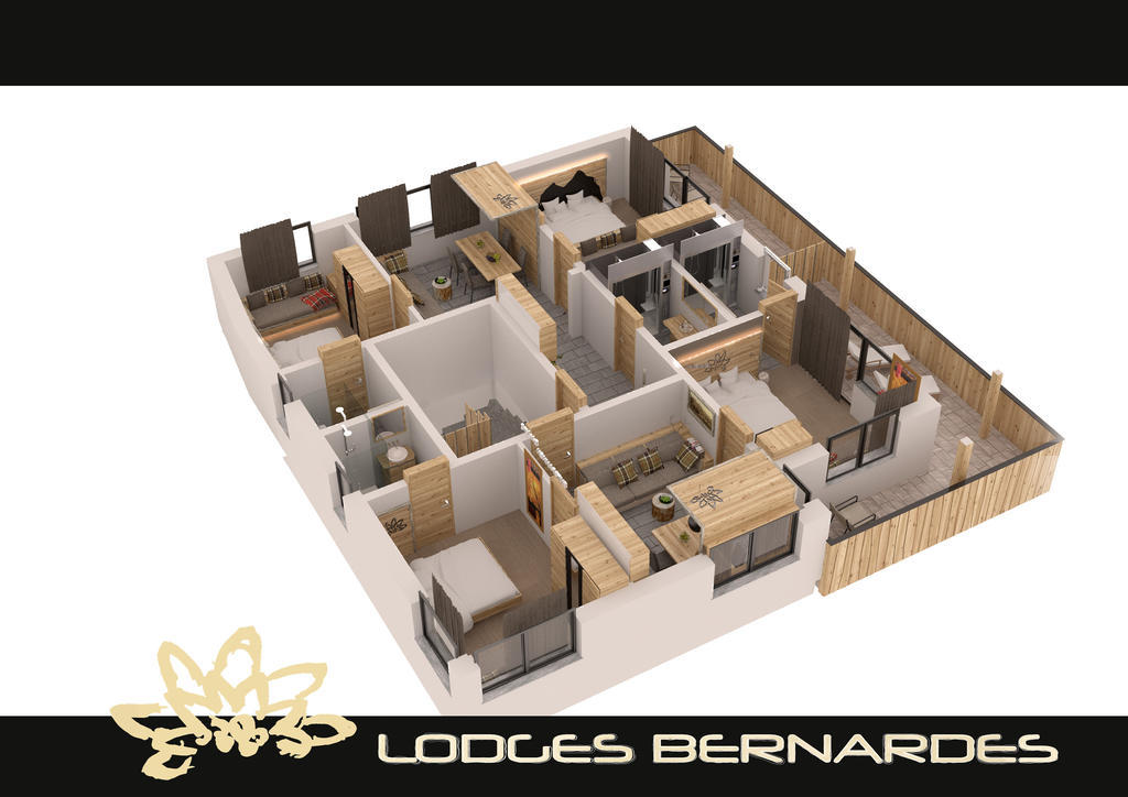Apart Lodges Bernardes فس الغرفة الصورة
